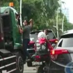 Polisi Buru Pengemudi Pajero Penganiaya Sopir Truk Kontainer